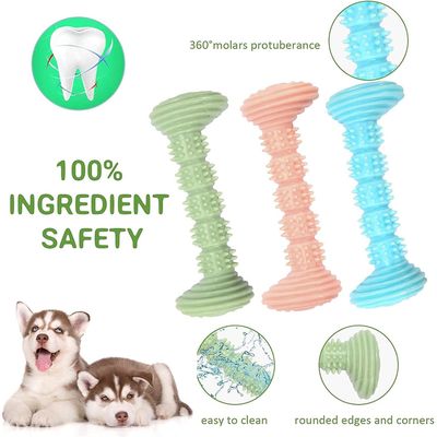 HausPets Lot de 3 Jouets à Mâcher en Caoutchouc Naturel