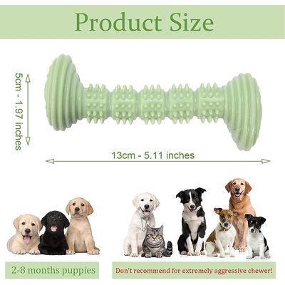 HausPets Lot de 3 Jouets à Mâcher en Caoutchouc Naturel