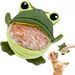HausPets Interaktives Hunde-Froschspielzeug mit Quietscher (Abnehmbar)