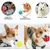 HausPets Lot de 4 Balles Dentaires en Caoutchouc Naturel pour Chien HausPets Lot de 4 Balles Dentaires en Caoutchouc Naturel pour Chien