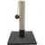 HausPets Poteau Griffoir Chat 42cm Gris Blanc Jouet Pompon Stable HausPets Poteau Griffoir Chat 42cm Gris Blanc Jouet Pompon Stable