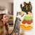 HausPets Griffoir Chat Mural Autocollant Sisal 80cm Protecteur HausPets Griffoir Chat Mural Autocollant Sisal 80cm Protecteur