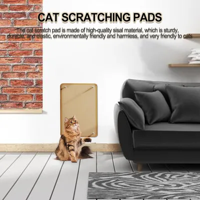 HausPets Griffoir Chat Mural Sisal 30x40cm ou 40x60cm Protecteur HausPets Griffoir Chat Mural Sisal 30x40cm ou 40x60cm Protecteur