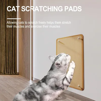 HausPets Griffoir Chat Mural Sisal 30x40cm ou 40x60cm Protecteur HausPets Griffoir Chat Mural Sisal 30x40cm ou 40x60cm Protecteur