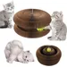 HausPets Magischer Katzenkratzer aus Pappe, Faltbar 2-in-1 mit Glocke