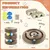 HausPets 2x Griffoir Chat Pliable Arc Magique Clochette Interactif HausPets 2x Griffoir Chat Pliable Arc Magique Clochette Interactif