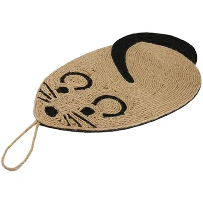 HausPets Griffoir Chat Mural Sisal Naturel Forme Souris Antidérapant HausPets Griffoir Chat Mural Sisal Naturel Forme Souris Antidérapant
