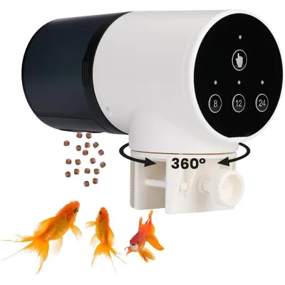 Automatischer Fischfutterautomat,200ml Automatischer Fischfutterautomat,200ml
