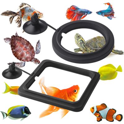 Futterring für Fische 2 Stk Futterspender Aquarium Schildkröte