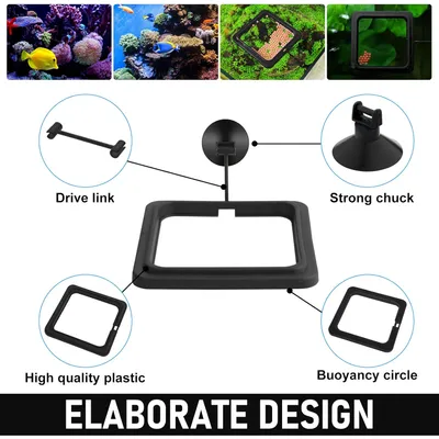 Futterring für Fische 2 Stk Futterspender Aquarium Schildkröte Futterring für Fische 2 Stk Futterspender Aquarium Schildkröte