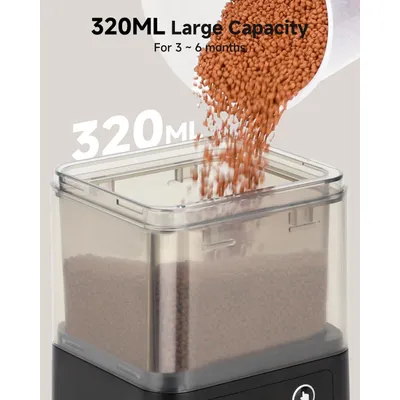 Automatischer Fischfutterautomat,320ml Automatischer Fischfutterautomat,320ml