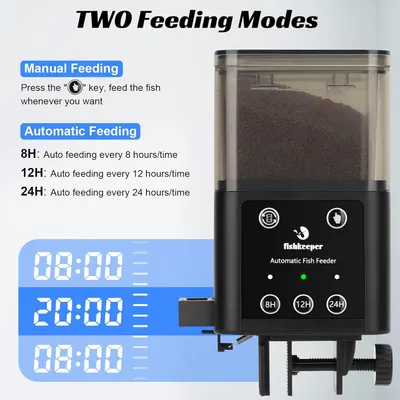 Automatischer Fischfutterautomat,320ml Automatischer Fischfutterautomat,320ml