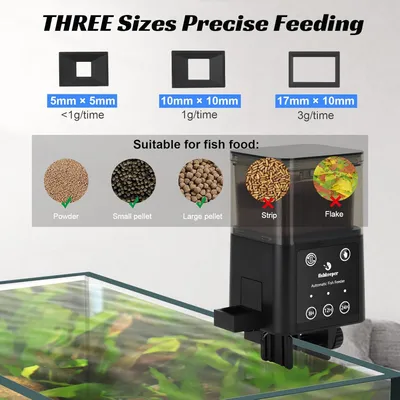 Automatischer Fischfutterautomat,320ml Automatischer Fischfutterautomat,320ml