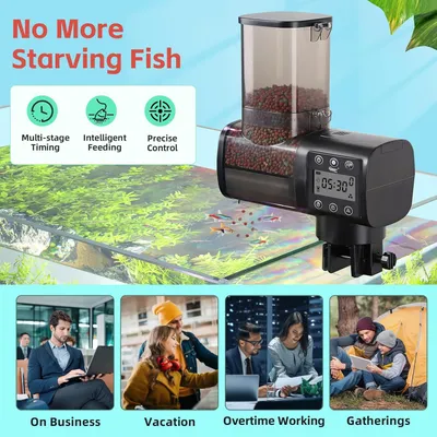 Automatischer Fischfutterautomat,500ml Automatischer Fischfutterautomat,500ml