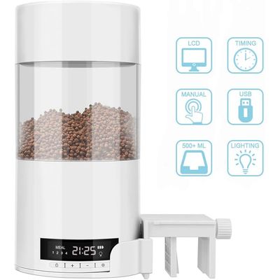 Automatischer Aquarienfutterautomat，500ml
