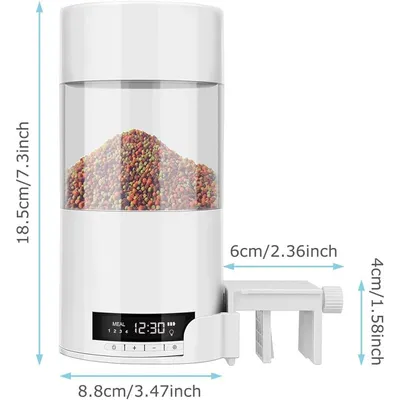 Automatischer Aquarienfutterautomat,500ml Automatischer Aquarienfutterautomat,500ml