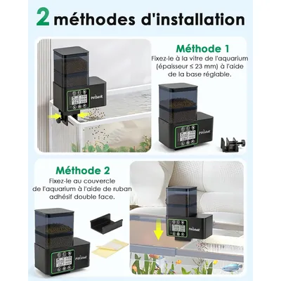 Automatischer Fischfutterautomat,510ml Automatischer Fischfutterautomat,510ml