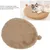HausPets tapis rond chat chien 45cm gris antidérapant lavable machine HausPets tapis rond chat chien 45cm gris antidérapant lavable machine