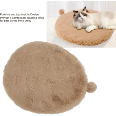 HausPets tapis rond chat chien 45cm gris antidérapant lavable machine HausPets tapis rond chat chien 45cm gris antidérapant lavable machine