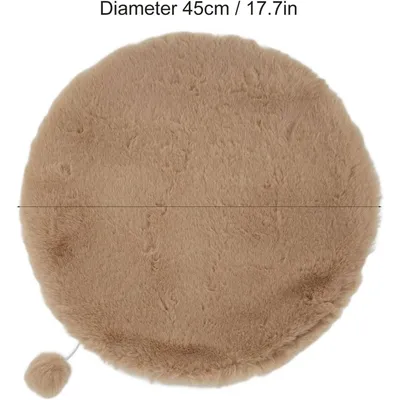 HausPets tapis rond chat chien 45cm gris antidérapant lavable machine HausPets tapis rond chat chien 45cm gris antidérapant lavable machine