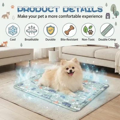 HausPets Kühlmatte Hund 50x60cm ungiftiges Gel HausPets Kühlmatte Hund 50x60cm ungiftiges Gel