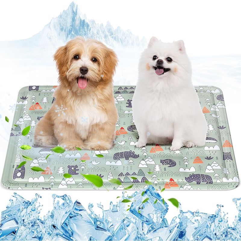HausPets Kühlmatte Hund 50x60cm ungiftiges Gel