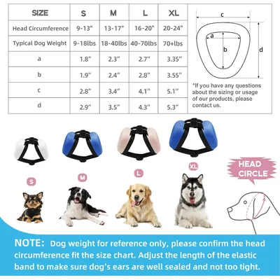 Cache oreilles chien protection auditive 29 dB NRR rose petit Cache oreilles chien protection auditive 29 dB NRR rose petit