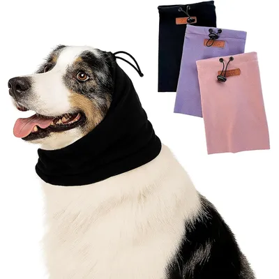 Capuche anti-bruit chien - Protège-oreilles réglable, rose M Capuche anti-bruit chien - Protège-oreilles réglable, rose M