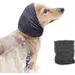 Cache oreilles chien anti bruit gris M 15x19cm