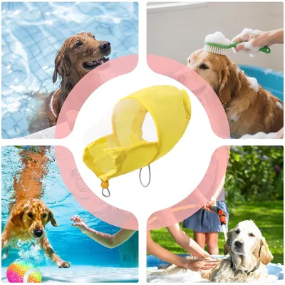 Capuche douche chien étanche - Toilettage, pluie, bain Capuche douche chien étanche - Toilettage, pluie, bain