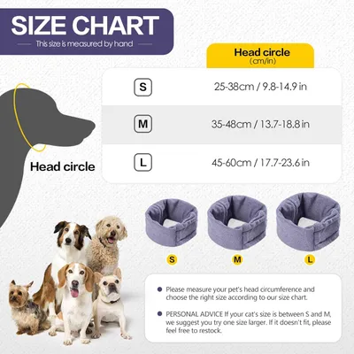 Protège oreilles chien anti secousses capuche apaisante violet S