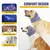 Protège oreilles chien anti secousses capuche apaisante violet S