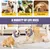Protège oreilles chien anti secousses capuche apaisante violet S