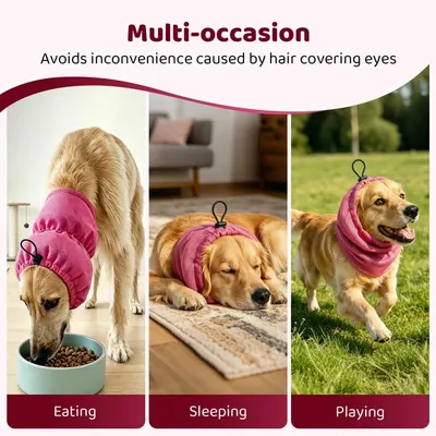 Snood rafraîchissant chien maille - Été, promenade, repas