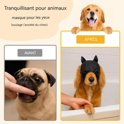 Bonnet apaisant chien - Anti-anxiété, toilettage, voyage Bonnet apaisant chien - Anti-anxiété, toilettage, voyage