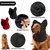 2 pièces casquette chien snood rouge noir S épais hiver 2 pièces casquette chien snood rouge noir S épais hiver