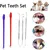 Lot de 10 brosses à dents pour chien et chat Lot de 10 brosses à dents pour chien et chat