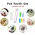 Lot de 10 brosses à dents pour chien et chat Lot de 10 brosses à dents pour chien et chat