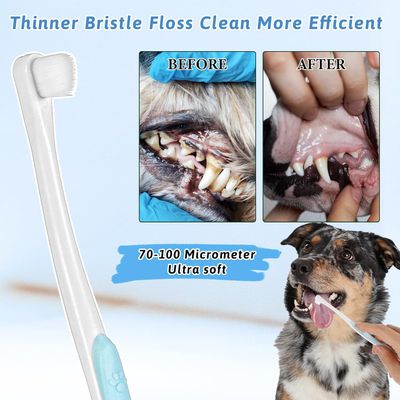 Lot 2 brosses à dents chien chat – Mini souple – Réutilisable