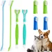 Lot de 8 Ensemble de brosses à dents pour chiens et chats