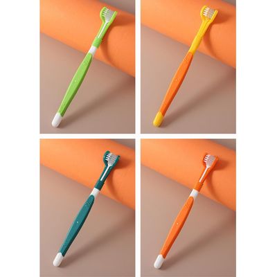 HausPets 4 cepillos de 3 lados perro gato