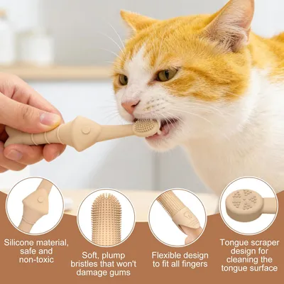 Set de brosses à dents pour animaux