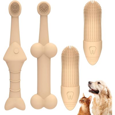 Set de brosses à dents pour animaux