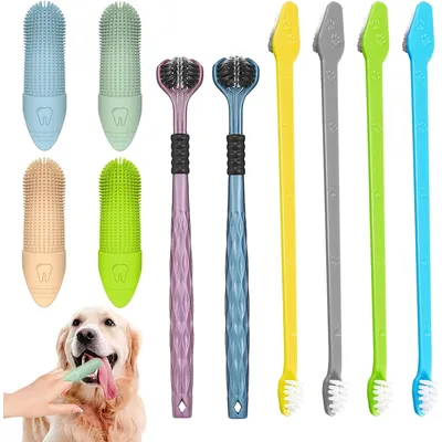 Brosse à dents chien – Kit nettoyage dentaire 360° Brosse à dents chien – Kit nettoyage dentaire 360°