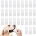 30 brosses à doigts 360° chien chat – Anti-plaque – Blanc
