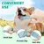 2 brosses à dents chien – Silicone durable – Design 360° 2 brosses à dents chien – Silicone durable – Design 360°