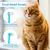 Brosse à dents double face pour chat