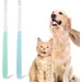 Lot de 2 brosses à dents pour chiens et chats