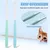 Lot de 2 brosses à dents pour chiens et chats Lot de 2 brosses à dents pour chiens et chats