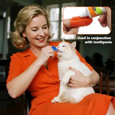 Brosse à dent en silicone pour chien et chat Brosse à dent en silicone pour chien et chat